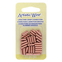 Artistic Wire Large Crimp Tubes,10mm (.4 in), Bare Copper, for 12,14,16 ga wire, ID 2.2,2.0,1.5mm (.086,.078,.059 in), 8pc/size 24pc